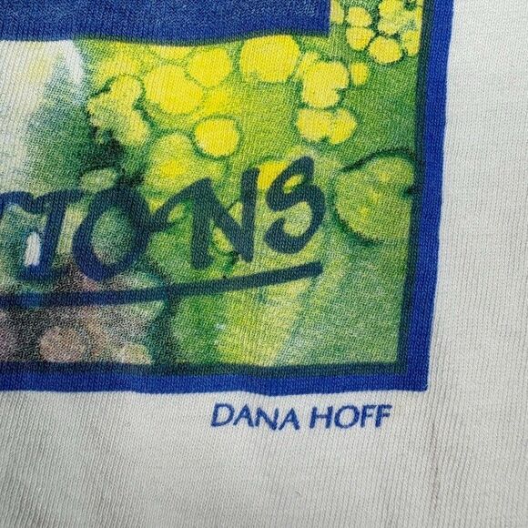 VTG 90s Oceanic Society Dolphin T Shirt L USA Made Single Stitch Graphic Ocean - Picture 4 of 14